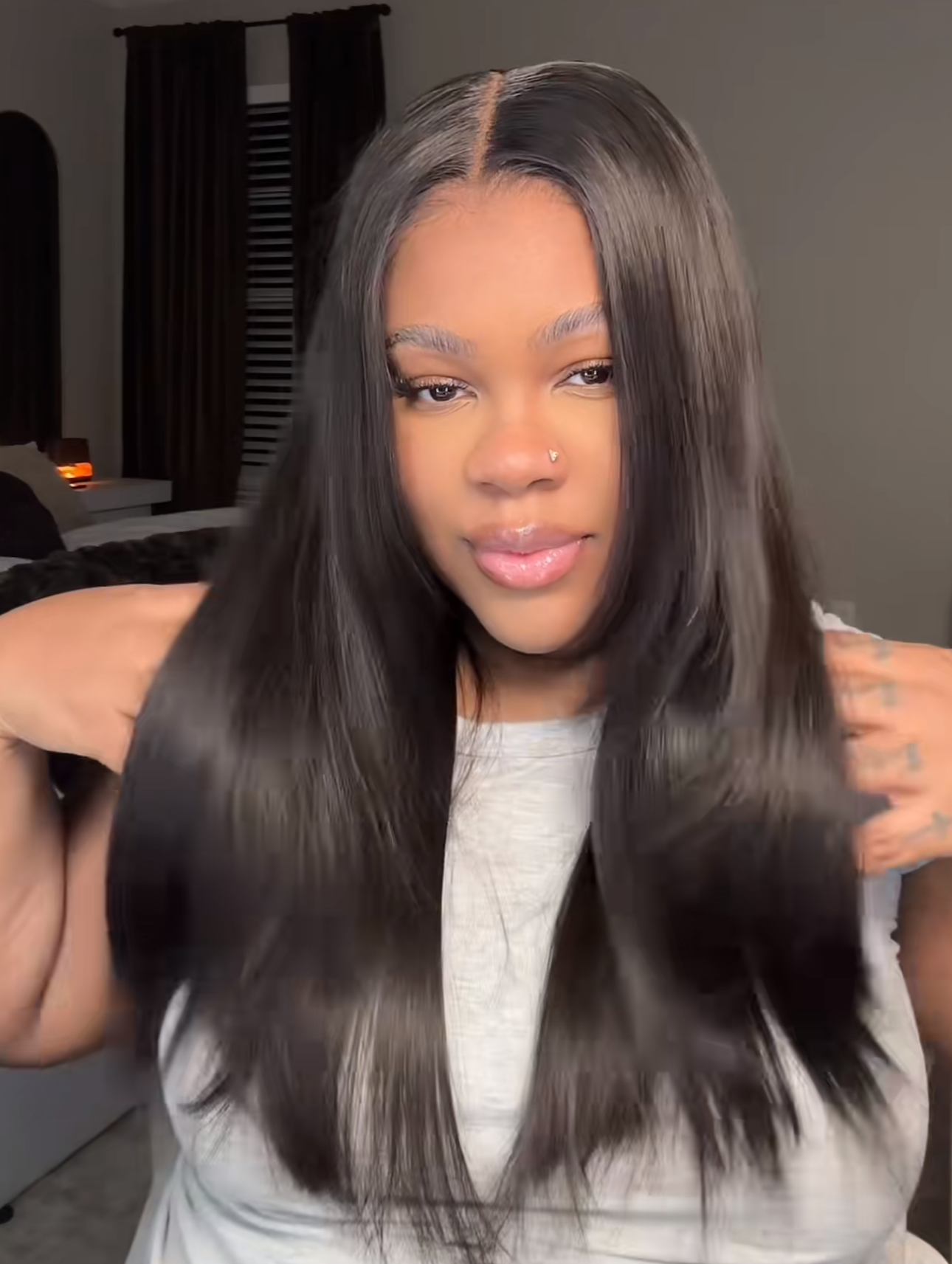 WavyMyHair 13x6 Silky Straight Glueless wig