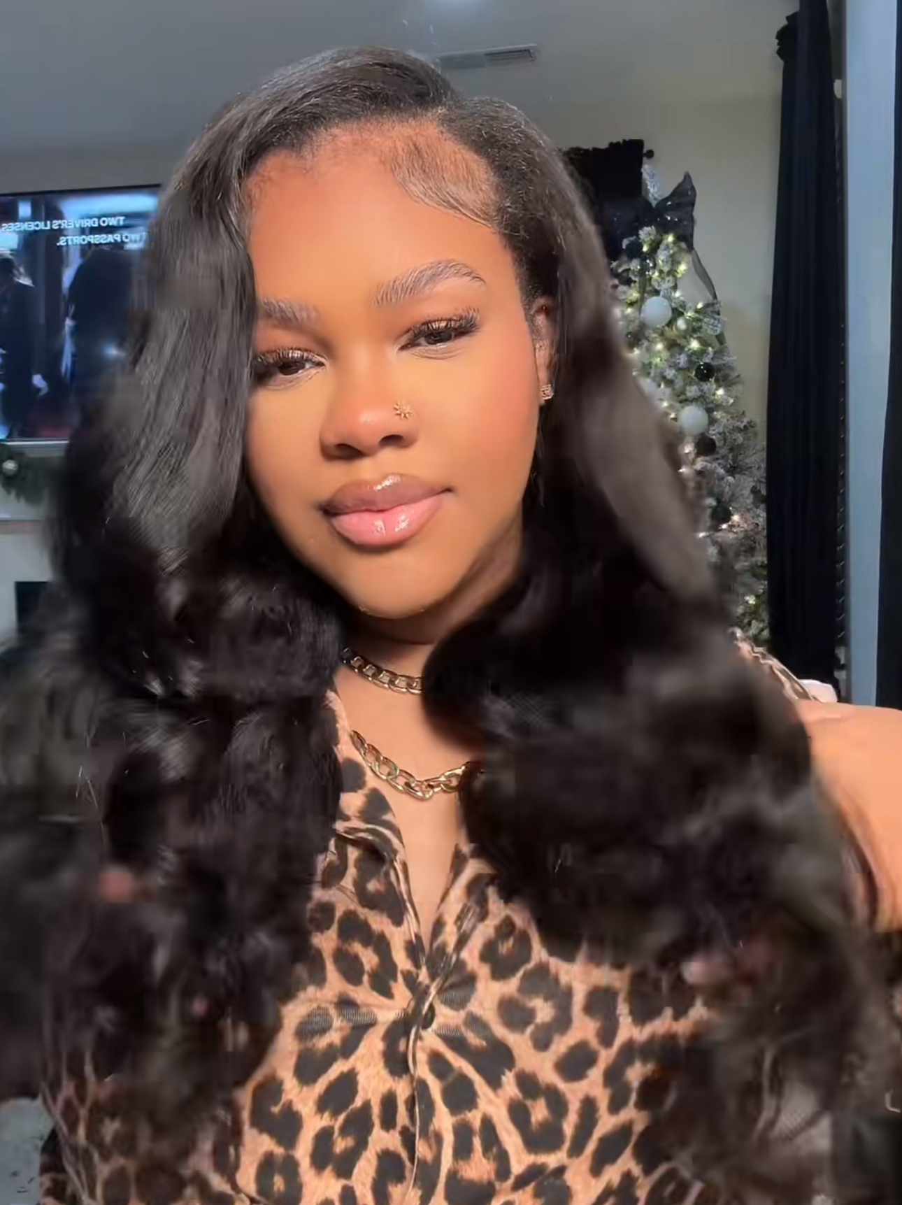 Tahikie Hair Pre Curled Yaki V part Wig
