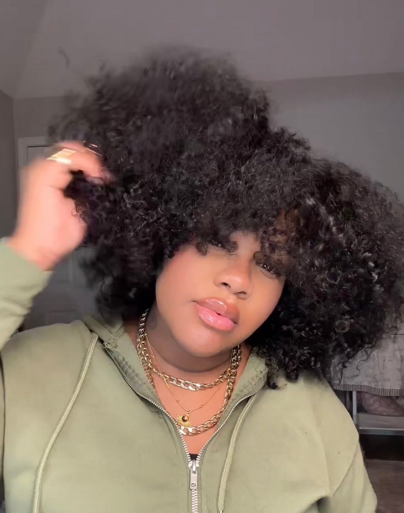 Sunber Hair finger coil Afro