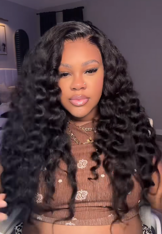 WigFever 360 kinky straight prebleached precut wig