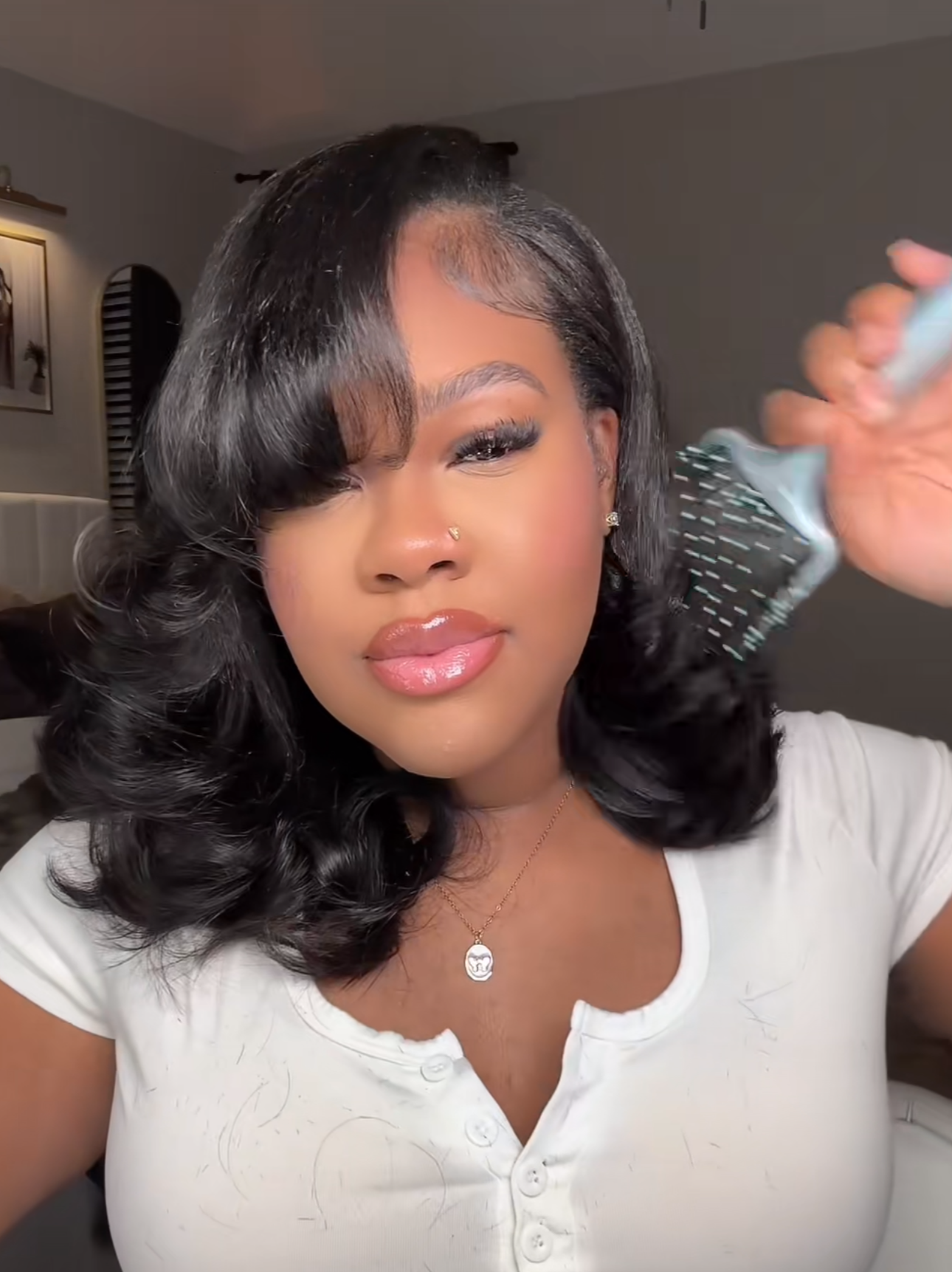 Cheetah Beauty Straight Vpart wig