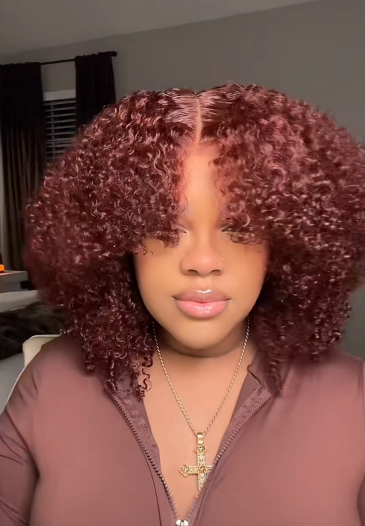 UNICE ginger  7x5 Glueless Curly Wig